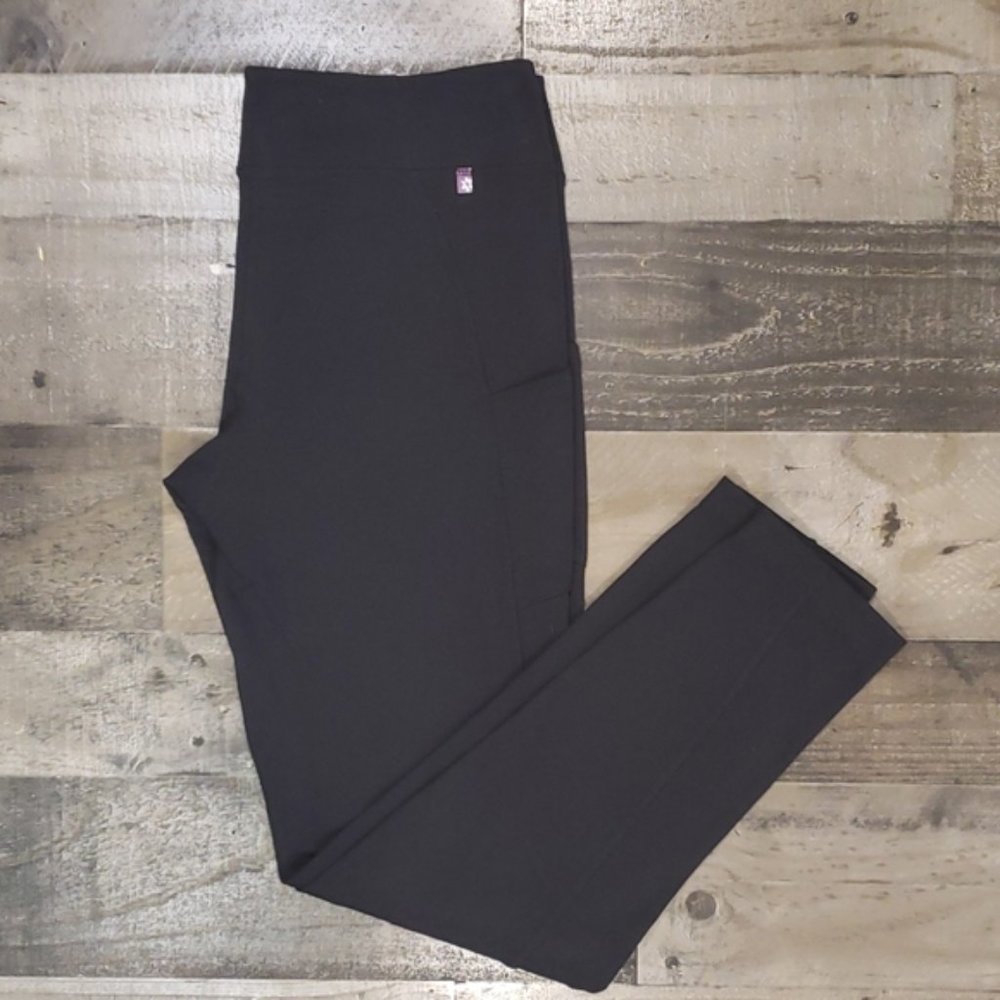 Garnet Hill hi-rise legging/pants with pockets L